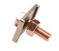153-2956 WJ Furse Copper Earth Clamp Max. Conductor Size 25 x 3mm Nominal Rod dia. 10mm 26mm