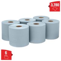 7494 WYPALL WypAll L10 General Clean () Wiper Roll Blue Paper Towel, 185 x 380mm, 630 Sheets