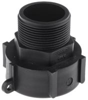 ibf150m-pg Snaplock Hose Connector, Straight IBC Adaptor, BSP 1-1/2in 1-1/2in ID