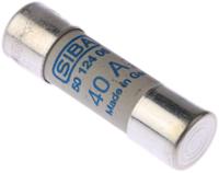 50-124-06-40a SIBA Ceramic Cartridge Fuse, 40A, 14 x 51mm