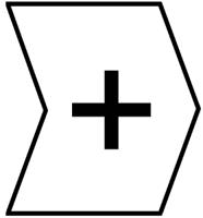 515-03961-hgdc2-5-pvc-wh HellermannTyton Helagrip Slide On Cable Markers, Black on White, Pre-printed "+", 2 → 5mm Cable, 515-03961