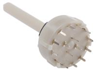 ckf1052 Lorlin, 3 Position 4P3T Rotary Switch, 150 mA @ 250 V ac, Solder