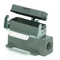 208-4896 RS PRO Heavy Duty Power Connector Housing, M20 Thread, Side Entry