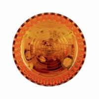531027full-0876 Eaton Series Amber Flashing Beacon, 9 → 60 V dc, Surface Mount, Xenon Bulb, IP21C, IP66