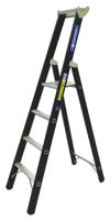 41146 Zarges Aluminium 4 steps Step Ladder, 1.06m platform height