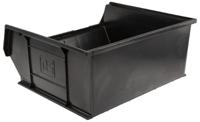 121-8488 Anti-Static, Conductive Polypropylene ESD Bin 375mm (L) 420mm (W) 182mm (H)
