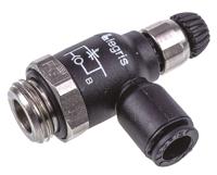 7061-06-13 Legris 7061 Series Tube Flow Regulator, 6mm Tube Inlet Port