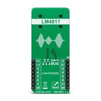 mikroe-4766 MikroElektronika MIKROE-4766, Headphone AMP Click Audio Amplifier mikroBus Click Board for mikroBUS socket for Audio