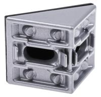 767-5695 RS PRO Angle Bracket, Connecting Component, Strut Profile 40 x 40 x 40 mm, Groove Size 8mm