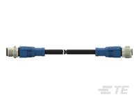 t4162123004-001 TE Connectivity Male/Female 4 way M12 to 4 way M12 Sensor Actuator Cable, 500 mm
