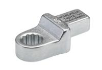 58621024 STAHLWILLE 732A Series Crow Ring Insertion Ring Spanner, 17.2 mm, 9 x 12mm Insert, Chrome Plated Finish