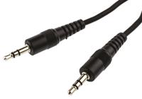 35hr07235x Switchcraft Male 3.5mm Stereo Jack to Male 3.5mm Stereo Jack Aux Cable, Black, 1.8m 35HR07235X