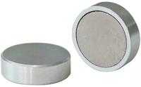 e766 Eclipse Pot Magnet 25mm Samarium Alloy, 15kg Pull
