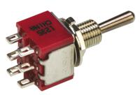 4-1825139-2 TE Connectivity Toggle Switch, Panel Mount, On-On-(On), DP3T, Wire Lug Terminal, 120 V ac, 28V dc