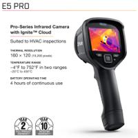 flir-e5-pro FLIR E5 Pro Thermal Imaging Camera with WiFi, -20 → +400 °C, 160 x 120pixel Detector Resolution