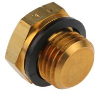 0220-13-00 Legris G 1/4 Brass Blanking Plug