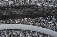 hegpx12-bk-rl-30mt HellermannTyton Expandable Braided PET Black Cable Sleeve, 12mm Diameter, 30m Length