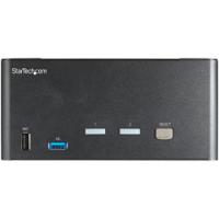 sv231tdpu34k StarTech.com 2 Port 3 USB DisplayPort KVM Switch, 3.5 mm Stereo 3480 x 2160 Maximum Resolution