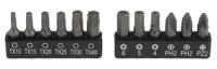 sl25l Bahco 37-Piece Metric 1/4 in Deep Socket/Standard Socket/Bit Set with Ratchet, 6 point; Hex Bit; Phillips Bit; Pozidriv