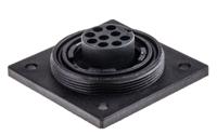 px0769s Bulgin Circular Connector, 9 Contacts, Flange, Standard Connector, Socket, Female, IP68, Standard Buccaneer Series