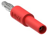 ada1056-r Electro PJP Red, Female to Male Banana adapter and Nickel Plated