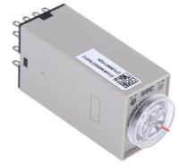 h3y-4-dc24-10s Omron H3Y-4 Series DIN Rail, Surface Mount Timer Relay, 24V dc, 4-Contact, 0.5 → 10s, 1-Function, 4PDT