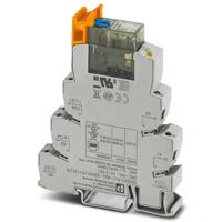 2910506 Phoenix Contact PLC-RSC-230UC/21-21/MS Series Interface Relay, DIN Rail Mount, 220 V dc, 230V ac Coil, DPDT, 2-Pole