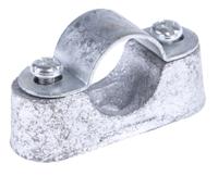 606-002 RS PRO Natural Galvanised Steel Clamp Jumper, 20mm Max. Bundle