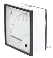 d96mis5a2-001-scaled-05a HOBUT D96SD Analogue Panel Ammeter 0/5A Direct Connected AC, 92mm x 92mm Moving Iron