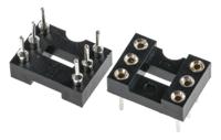 w30506trc Winslow 2.54mm Pitch Vertical 6 Way, Through Hole Turned Pin Open Frame IC Dip Socket, 5A
