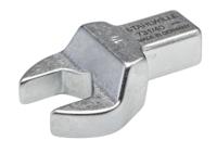 58214019 STAHLWILLE 731/40 Series Open Ended Insert Open-Ended Shell Tool, 19.0 mm, 14 x 18mm Insert, Chrome Plated Finish