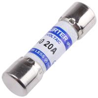 00900020 Schurter 20A F Melamine Cartridge Fuse, 10 x 38mm