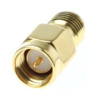 smam-rsmam-3gt50g-50 Amphenol RF Straight RF Adapter SMA Plug to R-SMA Plug