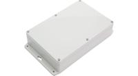 rnd-455-01057 RND RND 455 Series Light Grey Polycarbonate General Purpose Enclosure, IP67, Light Grey Lid, 146x222x55mm