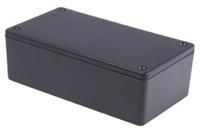 1591xxcsbk Hammond 1591 Series Black ABS Enclosure, IP54, Black Lid, 119 x 66 x 36mm