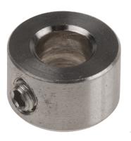 122-3448 RS PRO Shaft Collar, One Piece, Set Screw, Bore 5mm, OD 10mm, W 6mm, Stainless Steel