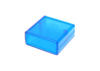 1593ktbu Hammond 1593 Transparent Blue ABS ABS Case, 66 x 66 x 28mm