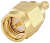 32s107-302l5 Rosenberger SMA Series, Plug Cable Mount SMA Connector, 50Ω, Crimp Termination, Straight Body