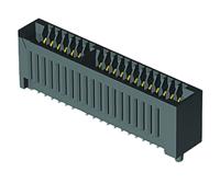mecf-20-01-l-dv Samtec MECF Series Female Edge Connector, Surface Mount, 40-Contacts, 1.27mm Pitch, 2-Row, Solder Termination