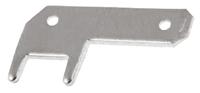 1-725996-2 TE Connectivity FASTON .110 Uninsulated Male Spade Connector, PCB Tab, 2.79 x 0.79mm Tab Size