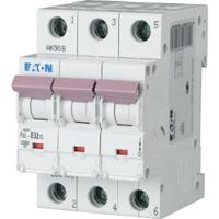 236403-pxl-b323 Eaton PXL MCB, 3P, 32A Curve B, 10 kA Breaking Capacity