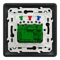 s340089 Schneider Electric Anthracite, 1 Gang, Ovalis C Series