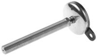 a205014 Nu-Tech Engineering M24 Stainless Steel Adjustable Foot, 1000kg Static Load Capacity 3.5° Tilt Angle