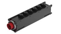 1027454 Neutrik 1 Gang Power Distribution Unit, 16A, 400 V ac