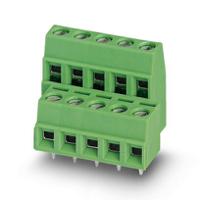 1726202 Phoenix Contact 5/ 8-5, 08, MKKDSN 1 Series PCB Terminal Block, 16-Contact, 5.08mm Pitch, Solder Mount, 2-Row, Screw