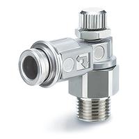 asb2201-g01-08b SMC ASB Series Threaded Pneumatic Silencer & Exhaust Restrictor Function Fitting, G 1/8 Inlet Port, 8mm Tube Inlet