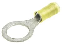 323784 TE Connectivity, PIDG Insulated Ring Terminal, M12 Stud Size, 2.6mm² to 6.6mm² Wire Size, Yellow