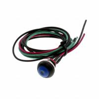 pb6b2fm7m1cal07y500 TE Connectivity PB6 Series Illuminated Push Button Switch, (On)-Off, Panel Mount, SPST - NO, Blue LED, 50 V dc, 125V