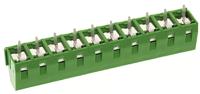 1-282836-0 TE Connectivity Buchanan Series PCB Terminal Block, 10-Contact, 5mm Pitch, Through Hole Mount, 1-Row, Screw Termination