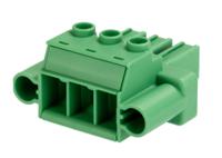 1777846 Phoenix Contact, 7.62mm Pitch, PC 5/3-STF1-7.62, 3 Way, , Pluggable Terminal Block, Plug, Plug-In, Screw Termination,